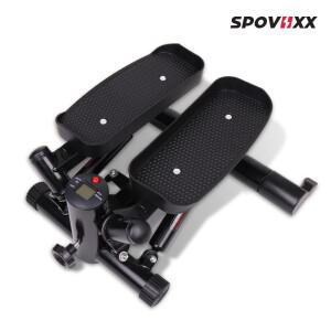 스포빅스 트위스트 스텝퍼 블랙 가정용 스탭퍼 계단 오르기 실내 다리 운동