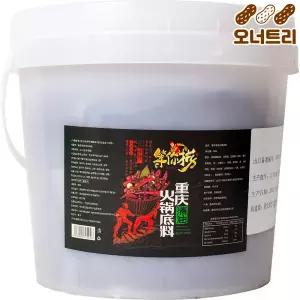 등니노 청유훠궈소스 5kg 업소용 대용량 벌크 홍탕육수