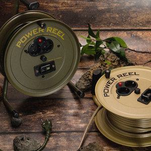 엘스토리몰 밀리터리 캠핑 릴선 국내생산 전기 리드선 연장선 카키 베이지 15M 20M