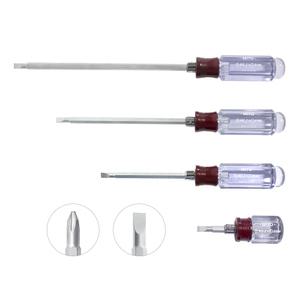 미토 투명 양용드라이버 MT-6200 6.35x200mm 수리공구 일제 6인치 일자형 PH2 십자형 도라이바 작업공구