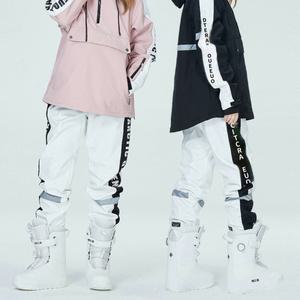 스노보드복 ARCTIC QUEEN 남성용 및 여성용 소프트 쉘 스키 바지, 싱글 보드 및 더블 보드, 방풍, 방수, ？
