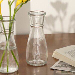 [데팡스]인테리어 꽃병 수경재배 화병 이케바나 도자기 빈티지 유리화병 리터A07