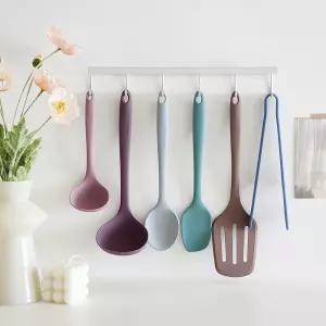 국산 실리콘 조리도구 주방 요리 도구 국자 주걱 뒤집개 집게 5종 6종 키친툴 세트 (6clolor)