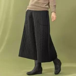 허니 패딩 와이드팬츠   미시옷 빅사이즈 엄마옷 중년 여성 마담