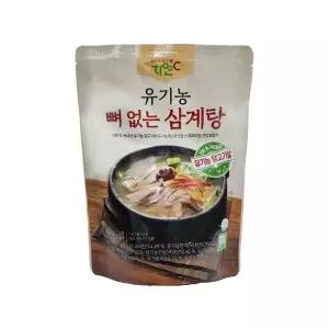 삼삼한 자연도씨 유기농 뼈없는 삼계탕650g 9팩