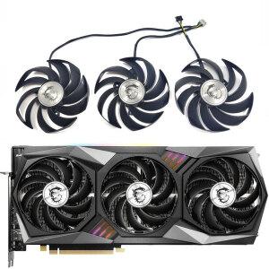 MSI RTX 3060 3060TI 3070 3070TI 3080 3080TI 용 GPU 팬 3090 게이밍 트리오 그래픽 카드 냉각 팬 RX 6800