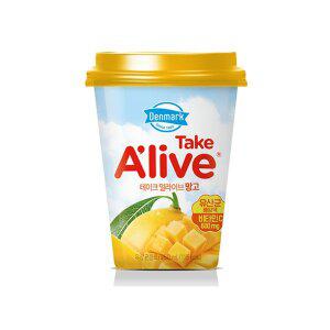 덴마크 테이크얼라이브 망고 컵음료 250ml x 10개