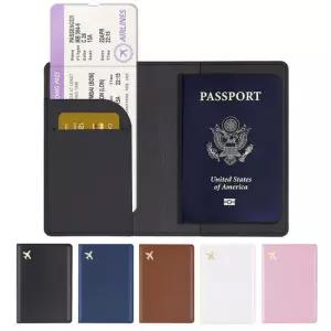 가죽 여권지갑 여권케이스 카드 수납 포켓 여권 커버 케이스