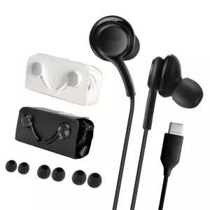 이어폰 AKG C타입 유선 폰 호환 갤럭시 S 노트 제트플립 블랙 화이트 형 개별