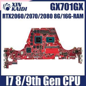 GX701GX 메인보드, ASUS S17 GX701 GX701GV GX701GW GX701GXH GX701GVR 노트북 마더보드 i7 CPU RTX2060 20