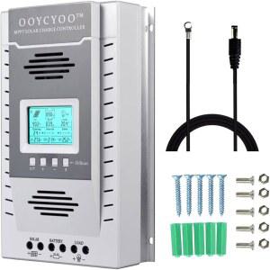 리튬 인산철 LiFePO4(납산 AGM) 충전기용 80Amp MPPT 태양광 컨트롤러 100V 입력 트래커, 패널 최대 1040W /2080W(12V /24V) 자동(K80A)