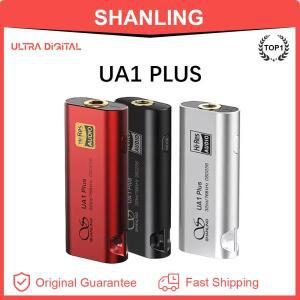 SHANLING UA1 PLUS 휴대용 USB DAC 및 AMP Type-C ~ 3.5mm 헤드폰 앰프 고해상도 오디오 디코더 동글 PCM 3