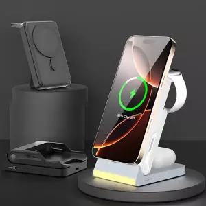 UM2 맥세이프 보조배터리 아이폰 갤럭시 애플워치 갤럭시워치 에어팟 버즈 올인원  MF5IN1