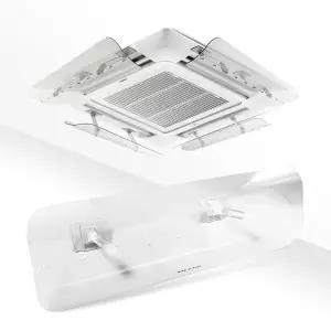 대한 윈드플렉스 천장형 시스템 에어컨 히터 바람막이 무타공 투명 타입
