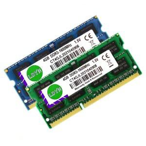 메모리 램 DDR3 DDR4 4GB 8GB 노트북 PC3 1 5V 1600MHZ PC4 2V 2133 2400 2666 3200MHZ 260 핀 SODIMM 휴대용 1333