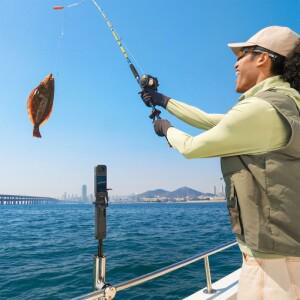 인스타360 FOMO 파워 핸들 6100mAh 배터리 미니 리모컨 X5 카메라 제어 호환 재고 있음