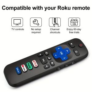 TCL Roku/Hisense 스마트 TV와 호환되는 리모컨 및 박스에 적용되지 않음)