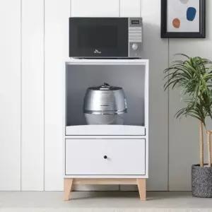 [착불]가온리빙 아블랑 500 미니 렌지대 전자렌지수납장