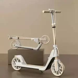 성인용 두발 킥보드 경량 퀵보드 스턴트 화이트 수동 오셀로