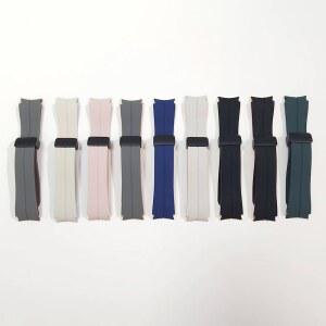 핸드폰케이스 갤럭시 워치 5 프로용 마그네틱 D 버클 밴드 45mm SM-R925 실리콘 스트랩 44mm 40mm 팔찌 벨트