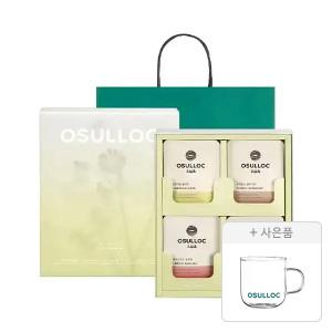 오설록 티 에디션 허브 선물세트 16입(4종, 4입), 1개+증정(쇼핑백, 1개+유리머그 320ml, 1개) 
