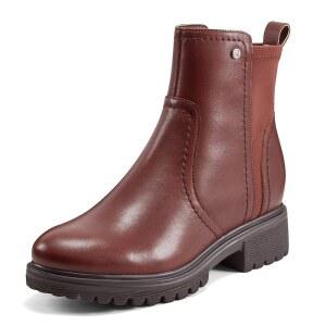 Rockport 여성용 Isalina 앵클 부츠, 미디엄 가죽, 블랙 5.5