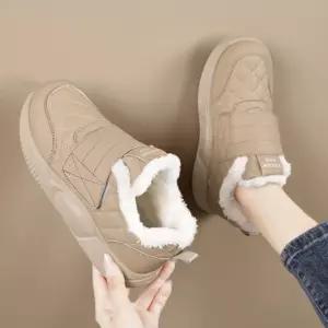 기모 퍼 여성 겨울 방한화 방한 보온 따뜻한 털 신발 털신 키높이 통굽 슬립온