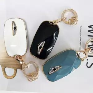 제네시스 신형 G80 GV70 GV80 스마트키케이스+키링 자동차키케이스 키홀더