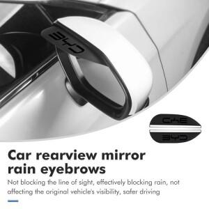 아이브로우 2개입 자동차 백미러 비가림막 PVC 비/눈 차단기 BYD F3 I3 F0 F6 S6 S8 E5 E6 G3 G6 L3 S7 G5