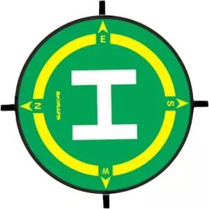 루정양 휴대용 드론 랜딩 패드 20인치 - 나일론 반사 스트랩 접이식 및 패스트 폴드 DJI 매빅 팬텀에 적합