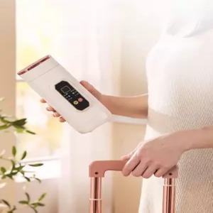 전기 텀블러 가열 usb 전기포트 여행용 충전식 캠핑용 커피 티 컵 백색 무선 휴대용