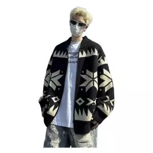 루즈핏 니트 집업 자켓 캐주얼 남성 가디건 커플