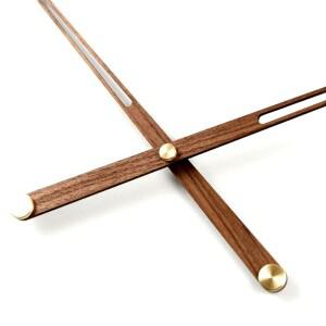 스페인 벽시계 포인터 운동 DIY 호두 단단한 나무 황동 중앙 손  대형 토크 메커니즘