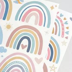 아이방꾸미기 벽지 낙서못자국가리기 무지개 스티커 어린이집 낙서 아기방 장식 공간 벽면 못자국 방꾸미기
