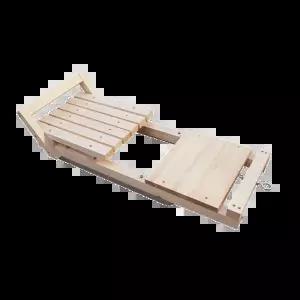 빙판썰매 아이스 스케이트 원목 등받이 어른 눈썰매