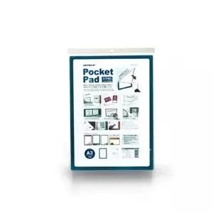 떼엇다붙였다 A3 포켓패드 안내판 파랑부착판 게시판 안내패드 POP...