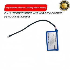 HUTT DDC55 W55 W66 G104 C6 PL443048-4S 800mAh용 교체용 창문 청소 로봇 14.8V 배터리