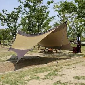 헥사타프 대형 타프 나들이타프 캠핑용품 그늘막 (WFIKZTB)