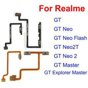 전원 볼륨 버튼 Realme GT NEO Neo 2 2T Master Explorer 5G On OFF 측면 키 스위치 플렉스용 플렉스 케이블