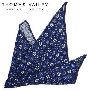[토마스베일리][THOMAS VAILEY] 토마스베일리 행커치프 - 팬지 네이비