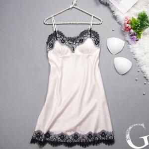 [기타]닉스 BLOOM 레이스 실키 슬립(빅사이즈 가능)