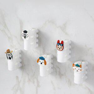 [실리바스] 문어발 거치대 흡착식 욕실 샤워기 헤드 걸이 홀더 고정 꽂이