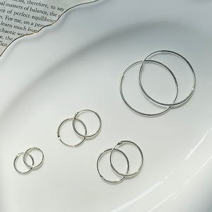 실버링 은귀걸이 silver92.5 피어싱 쥬얼리 1쌍(2개) 1~3Cm