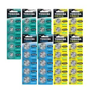 [도시바] 리튬코인 건전지 코인셀 동전셀 CR1220/CR1616/CR1620/CR1632/CR2016/CR2025/CR2032/CR2430/CR2450 5개입