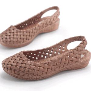 LIVITY 초특가한정 말랑말랑 여성용 그물형 와플젤리슈즈 아쿠아슈즈 슬리퍼 샌들 스니커즈 J3259 워킹화