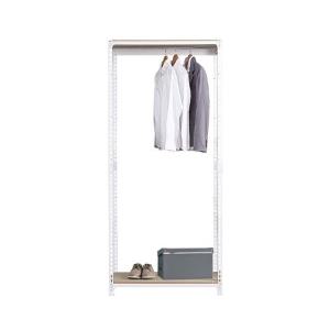 스피드랙 DIY 조립식 시스템행거 드레스룸 옷걸이행거 2단 행거봉1 800 x 400 x 2100