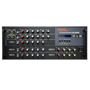 국산 자가 4채널 560W  고출앰프 PA-502BT 블루투스 USB  노래방 매장 강의실용