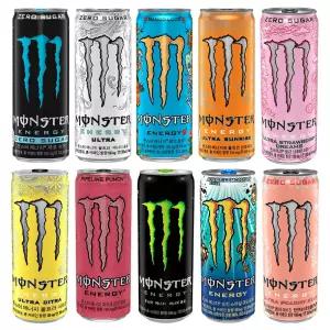 몬스터에너지 11종 24개씩 골라담기 355ml 48캔 오지 레모네이드 피치킨 울트라 제로 그린 망고로코 선라이즈 파이프라인 시트라