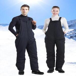 남자보드복바지 성인 스키 작업복 여성 스노우 야외 방풍 방수 따뜻한 멜빵
