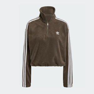 [아디다스] 여성 오리지널 폴라 플리스 하프집 루즈 스웨트셔츠 IW3164